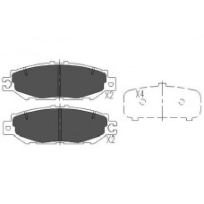 KBP-9064 KAVO PARTS КомплеК т гальмівних колодок, дискове гальмо