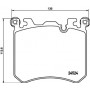 8DB 355 020-431 HELLA Комплект гальмівних колодок, дискове гальмо