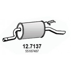 12.7137 ASSO Глушник вихлопних газів кінцевий