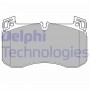 LP3728 DELPHI КомплеК т гальмівних колодок, дискове гальмо