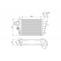 817861 VALEO Интеркулер