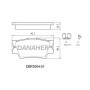 DBP2004-01 DANAHER Комплект гальмівних колодок дисковий гальм