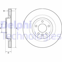 BG9146C DELPHI Гальмівний диск