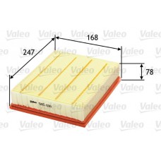 585018 VALEO Повітряний фільтр