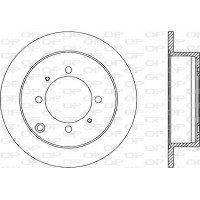 BDR1895.10 OPEN PARTS Гальмівний диск