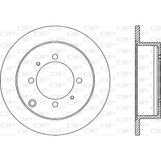 BDR1895.10 OPEN PARTS Гальмівний диск