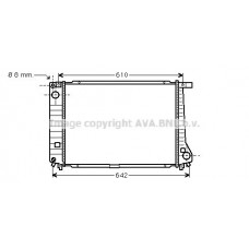 BW2104 AVA QUALITY COOLING Радіатор охолодження двигуна