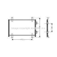 FTA5302 AVA QUALITY COOLING Конденсатор кондиціонера