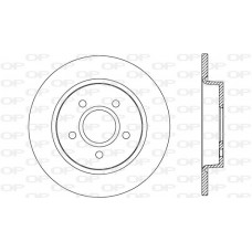 BDR2670.10 OPEN PARTS Гальмівний диск