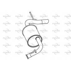 P66023 FENNO Глушник вихлопних газів кінцевий