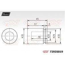 72935019 MAXTECH Поршень корпус скоби гальма