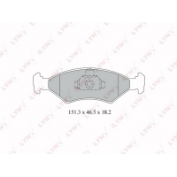 BD-3019 LYNXauto Комплект гальмівних колодок дисковий гальм