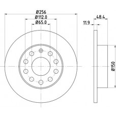 MDC1679C MINTEX Гальмівний диск