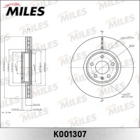 K001307 MILES Гальмівний диск