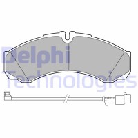 LP3658 DELPHI КомплеК т гальмівних колодок, дискове гальмо