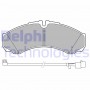 LP3658 DELPHI КомплеК т гальмівних колодок, дискове гальмо