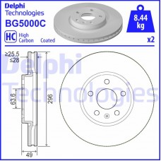 BG5000C DELPHI Гальмівний диск