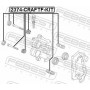 2374-CRAFTF-KIT FEBEST Напрямний болт корпус скоби гальма