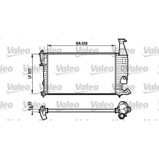 732563 VALEO Радіатор охолодження двигуна