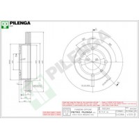 V333 PILENGA Гальмівний диск