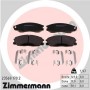 23569.170.2 ZIMMERMANN КомплеК т гальмівних колодок, дискове гальмо
