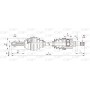 DRS6321.00 OPEN PARTS Привідний вал