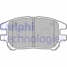 LP1768 DELPHI КомплеК т гальмівних колодок, дискове гальмо