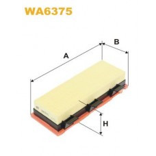 WA6375 WIX FILTERS Повітряний фільтр