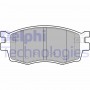 LP1951 DELPHI Комплект гальмівних колодок дисковий гальм