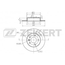 BS-5246 ZEKKERT Гальмівний диск