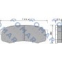 FO 644981 FOMAR Friction Комплект гальмівних колодок дисковий гальм