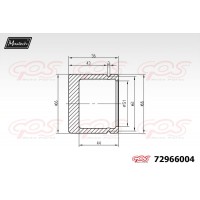72966004 MAXTECH Поршень корпус скоби гальма