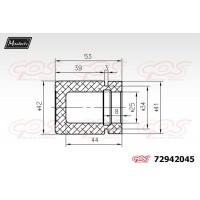 72942045 MAXTECH Поршень корпус скоби гальма