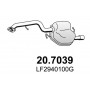 20.7039 ASSO Глушник вихлопних газів кінцевий