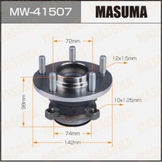 MW41507 MASUMA Комплект підшипника ступиці колеса