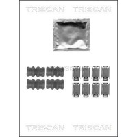 8105 241612 TRISCAN Комплектуючі колодки дискового гальма