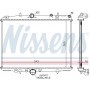 61291A NISSENS Радіатор охолодження двигуна