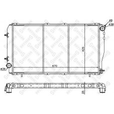 10-26242-SX STELLOX Радіатор охолодження двигуна