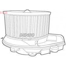 DEA02002 DENSO Вентилятор салону