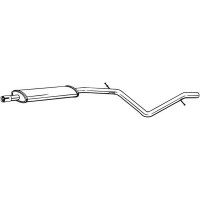 285-385 BOSAL Середній глушник вихлопних газів