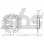 18153115116 sbs Гальмівний диск