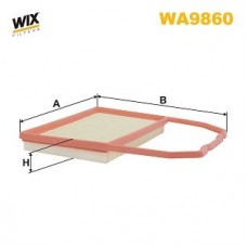 WA9860 WIX FILTERS Повітряний фільтр