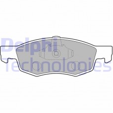 LP1796 DELPHI Комплект гальмівних колодок дисковий гальм