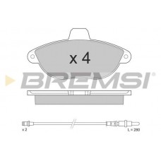 BP2678 BREMSI Комплект гальмівних колодок дисковий гальм