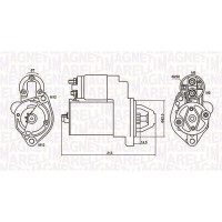 063720612010 MAGNETI MARELLI Стартер