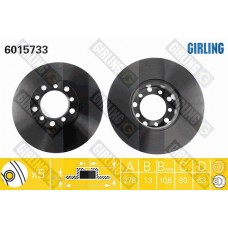 6015733 GIRLING Гальмівний диск