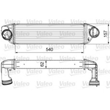 818642 VALEO Интеркулер