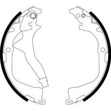 8DB 355 022-061 HELLA PAGID Комплект гальмівних колодок