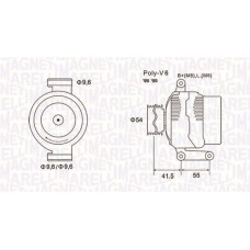 063731856010 MAGNETI MARELLI Генератор