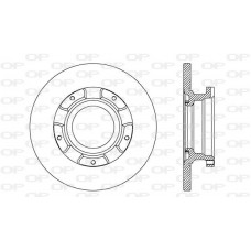 BDA2737.10 OPEN PARTS Гальмівний диск